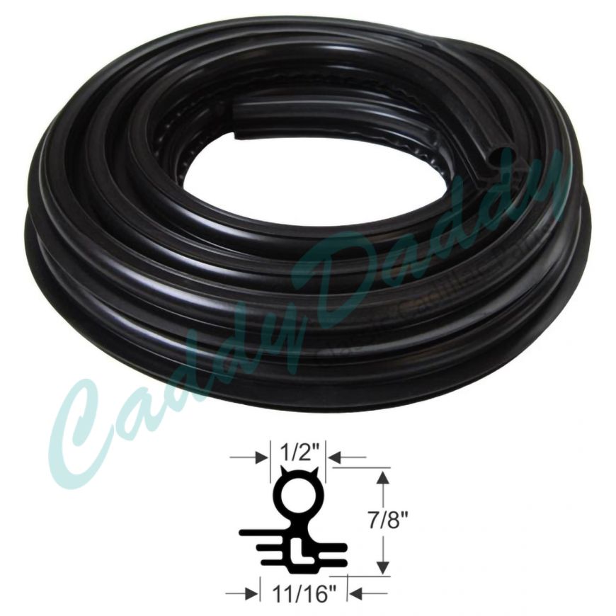1937 1938 1939 1940 1941 Cadillac (See Details) Trunk Rubber Weatherstrip REPRODUCTION Free Shipping In The USA