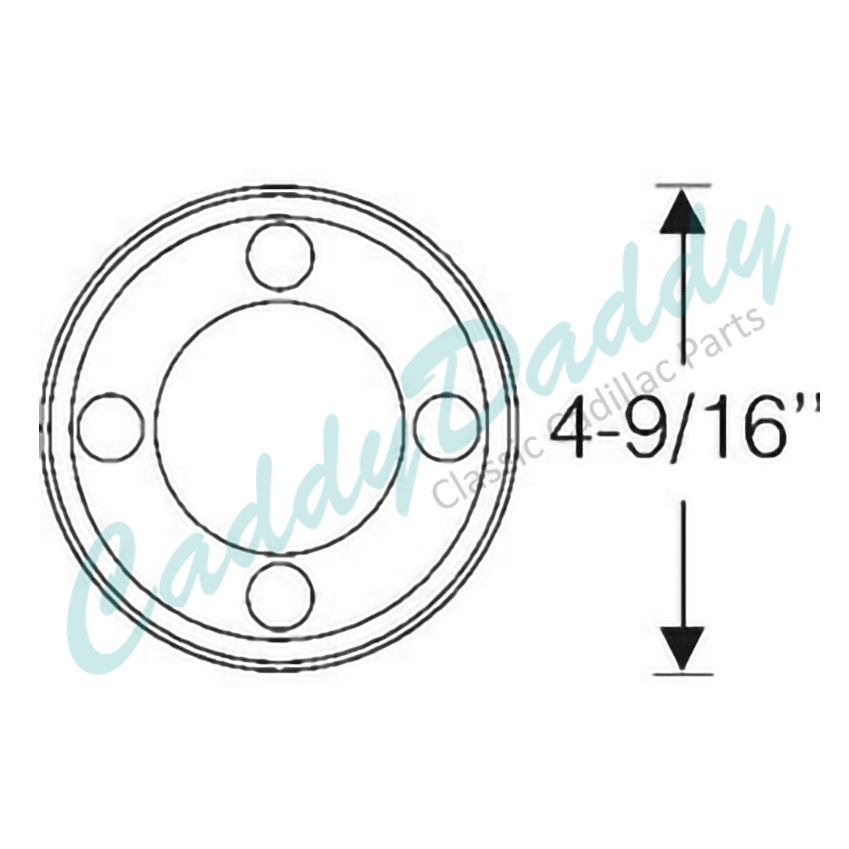 1934 1935 1936 1937 Cadillac (See Details) Filler Neck Extension Rubber Mounting Pad REPRODUCTION Free Shipping In The USA 