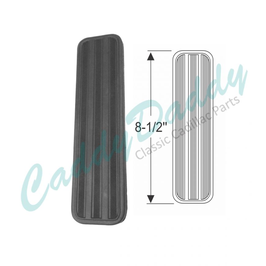 1938 1939 Cadillac Black Accelerator Pedal Rubber Pad REPRODUCTION Free Shipping In The USA 