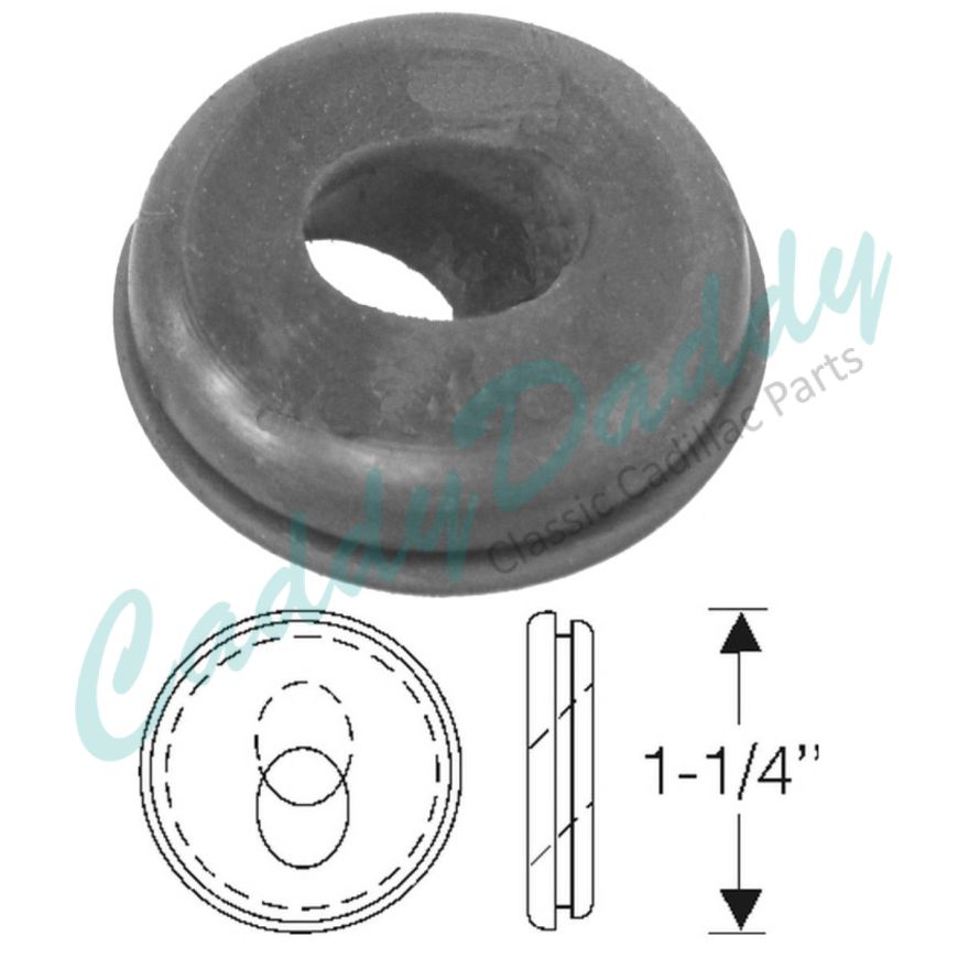 1941 1942 1946 1947 1948 1949 1950 1951 1952 1953 Cadillac Firewall Rubber Grommet REPRODUCTION