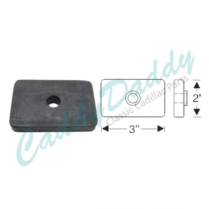 1936 1937 1938 1939 1940 1941 1942 1946 1947 1948 1949 1950 1951 Cadillac (See Details) Rubber Body Mounting Pad REPRODUCTION
