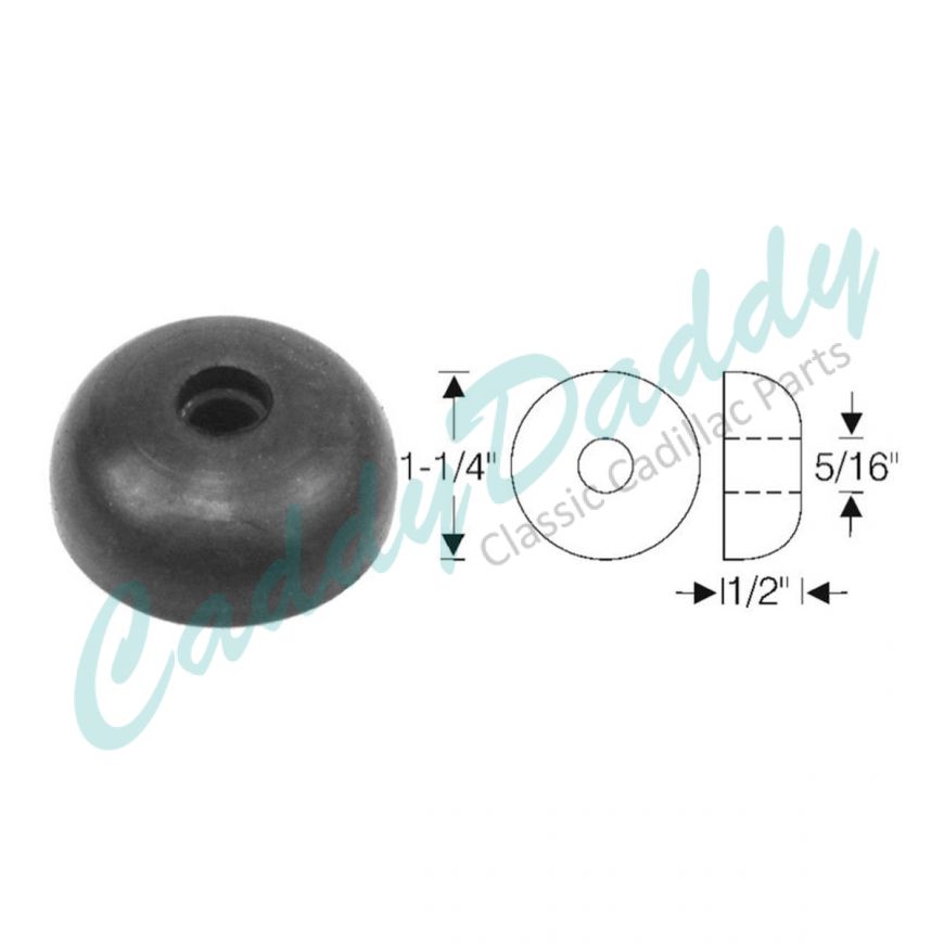 Cadillac Universal Door Check Link Rod Rubber End Stop REPRODUCTION