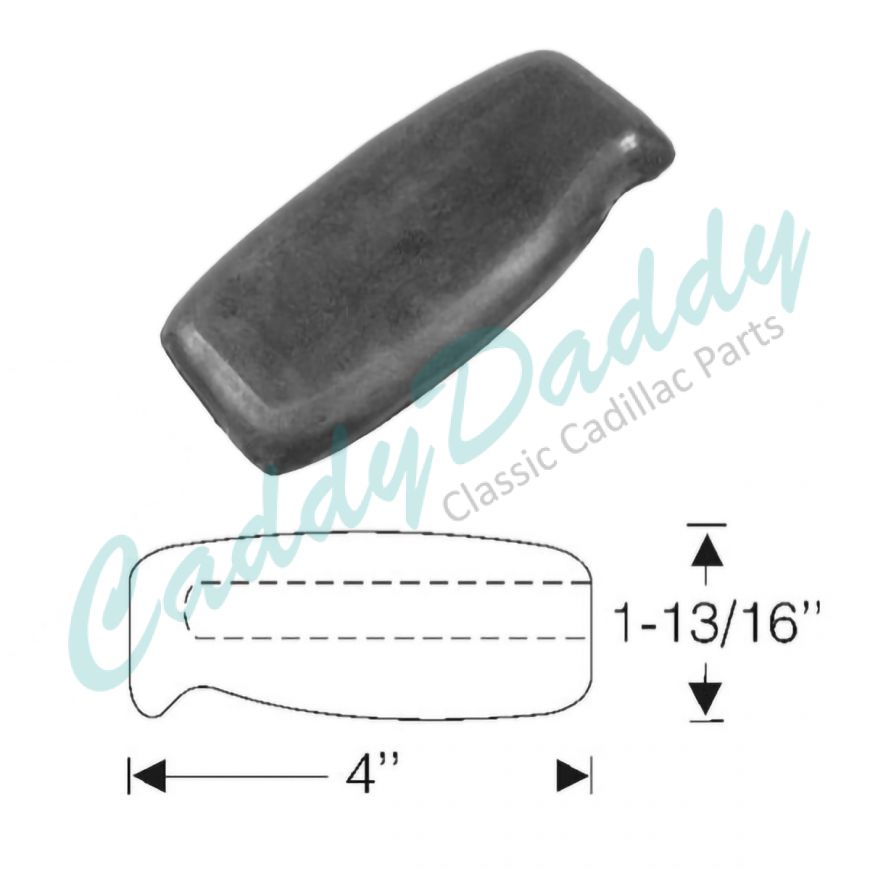 1937 1938 Cadillac (See Details) Handbrake Pull Rubber Grip REPRODUCTION Free Shipping In The USA 