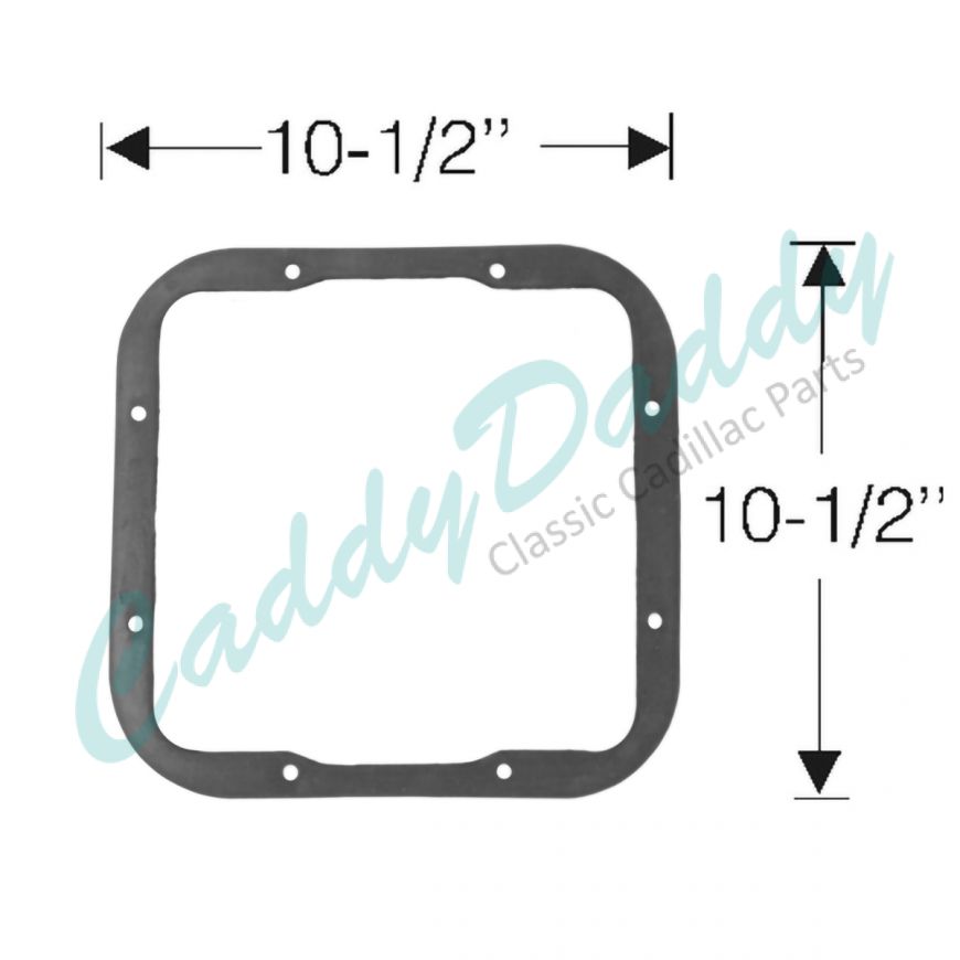 1949 Cadillac Heater To Firewall Rubber Gasket REPRODUCTION Free Shipping In The USA