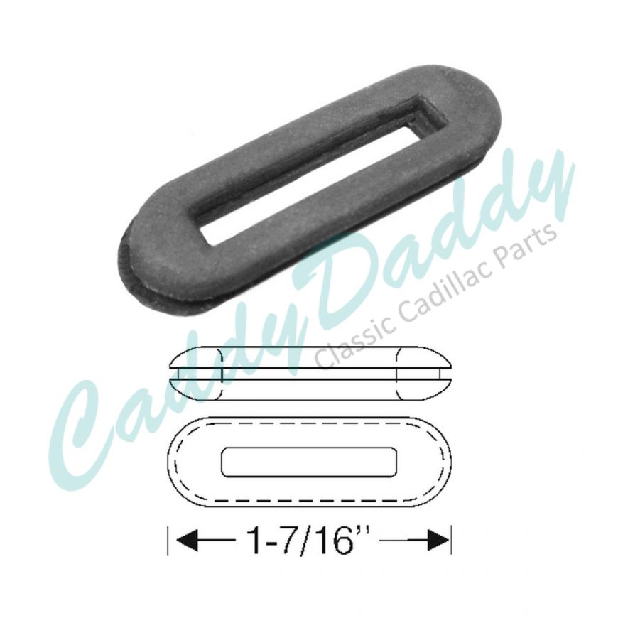 1949 Cadillac (EXCEPT Commercial Chassis) Glovebox Door Check Grommet REPRODUCTION