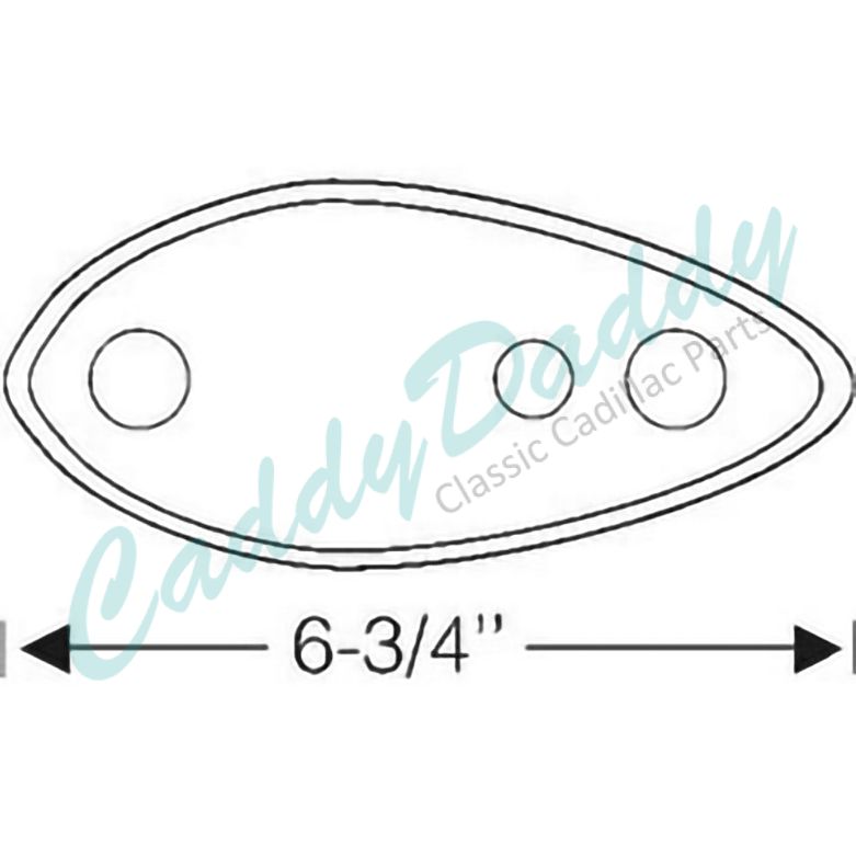 1935 1936 Cadillac LaSalle (See Details) Headlight Mounting Rubber Pads 1 Pair REPRODUCTION Free Shipping In The USA 