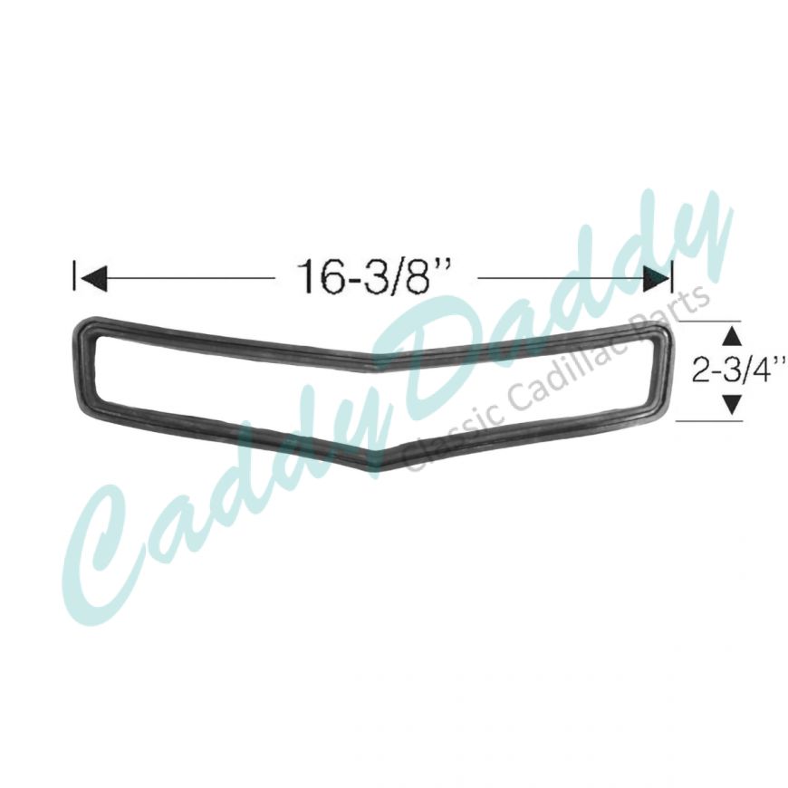 1941 Cadillac (See Details) Cowl Vent Rubber REPRODUCTION Free Shipping In The USA