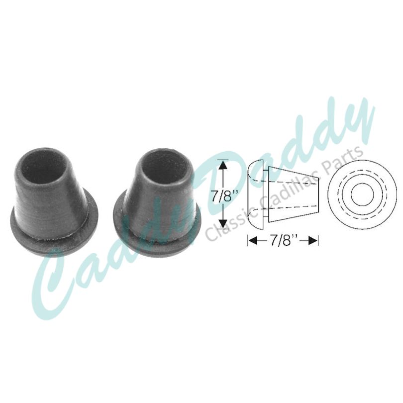 1942 1946 1947 Cadillac Series 62 and Series 60 Special Wiring Rubber Grommets 1 Pair REPRODUCTION Free Shipping In The USA