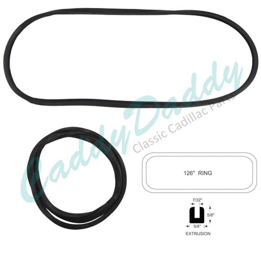 1938 1939 1940 1941 Cadillac Series 60 Special Windshield Rubber Weatherstrip REPRODUCTION Free Shipping In The USA