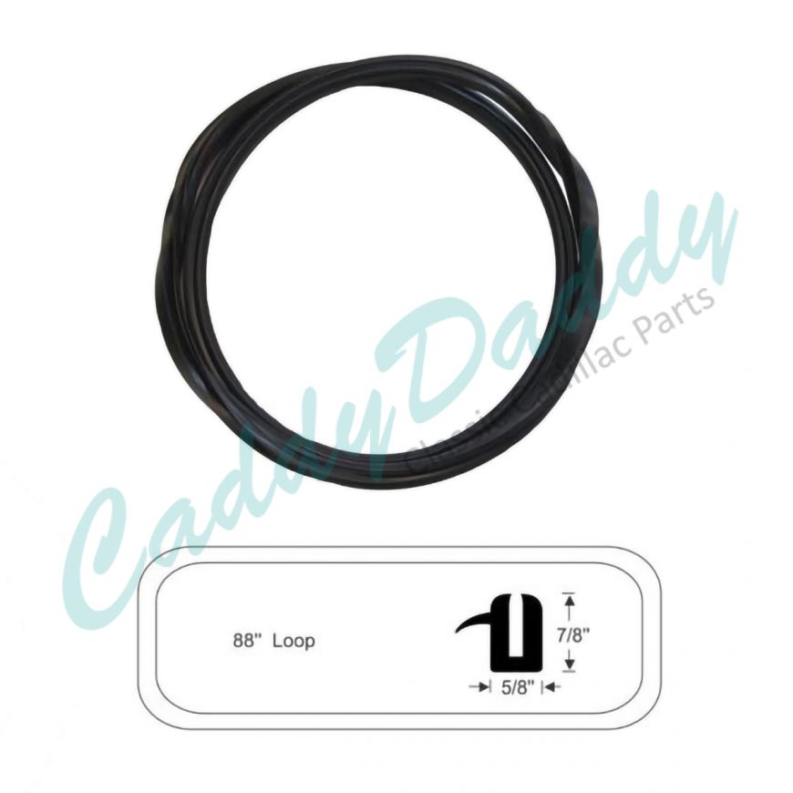1936 1937 Cadillac (See Details) Rear Window Rubber Gasket REPRODUCTION Free Shipping In The USA 