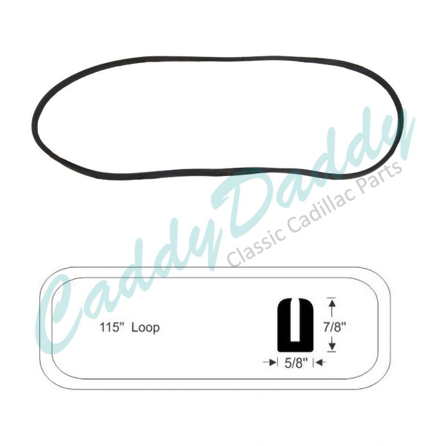 1937 1938 Cadillac (See Details) Series 60 And 61 Windshield Rubber Weatherstrip REPRODUCTION Free Shipping In The USA 