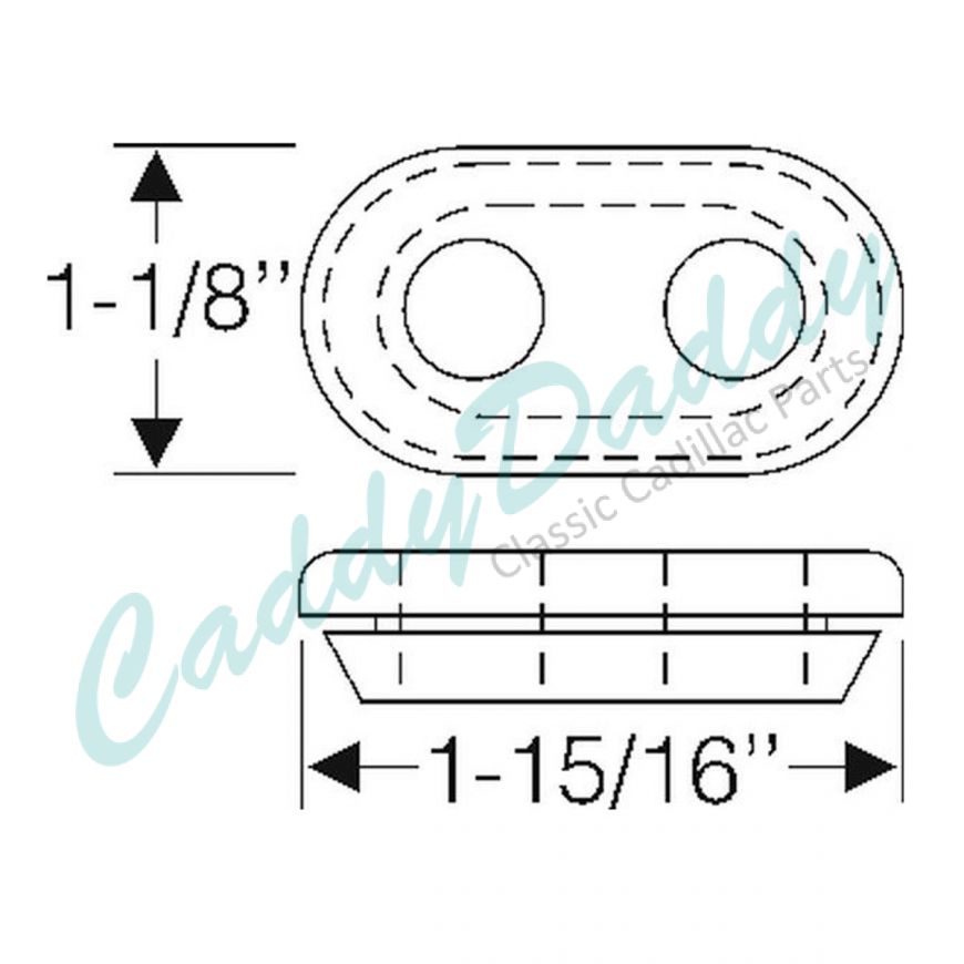 1948 1949 Cadillac Hydraulic Pump Grommet REPRODUCTION Free Shipping In The USA