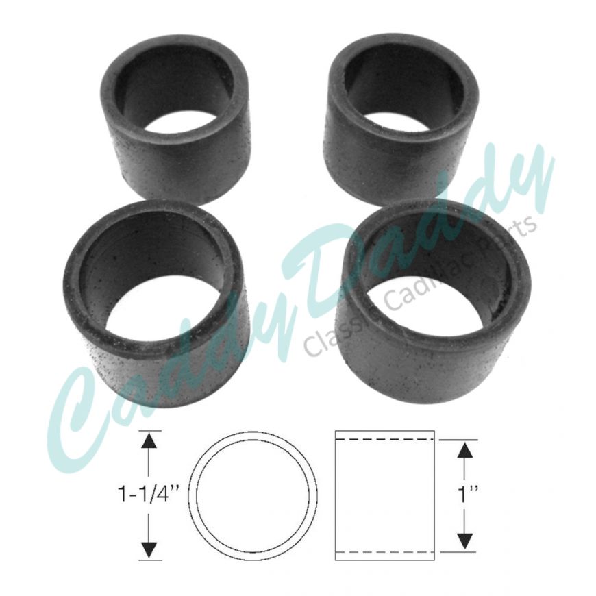 1946 1947 1948 1949 1950 1951 1952 1953 1954 1955 1956 1957 1958 1959 1960 Cadillac Inner Lower Suspension Arm Seal Set (4 Pieces) REPRODUCTION Free Shipping In The USA