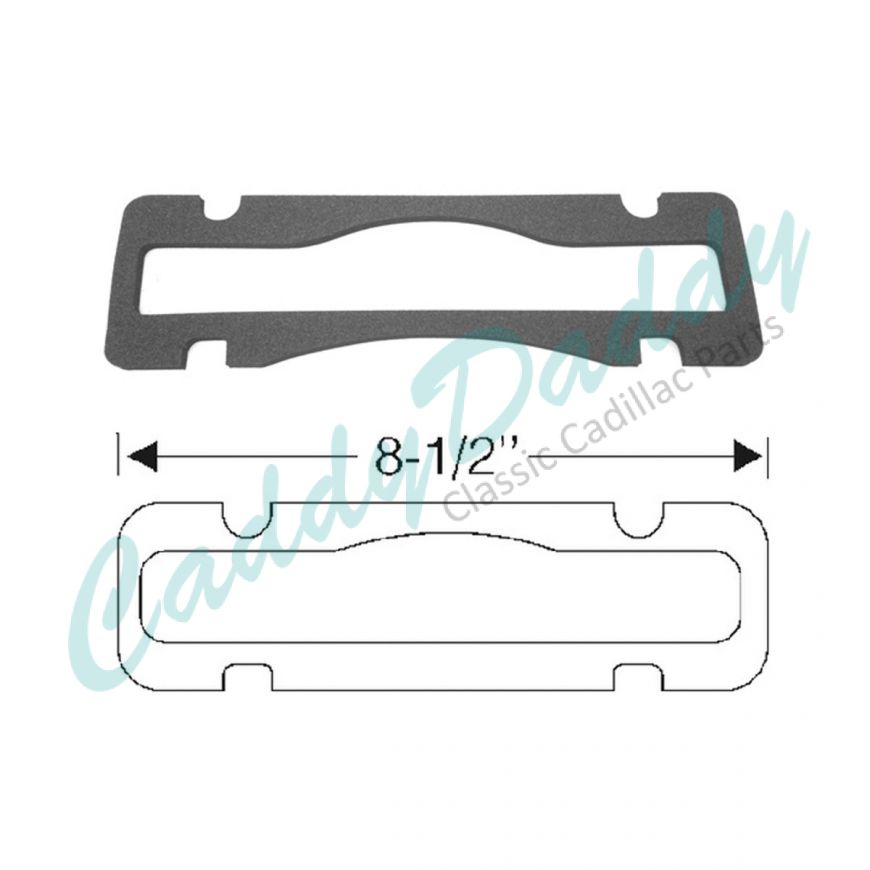 1948 1949 1950 1951 1952 1953 Cadillac (See Details) License Plate Light Lens Rubber Gasket REPRODUCTION Free Shipping In the USA