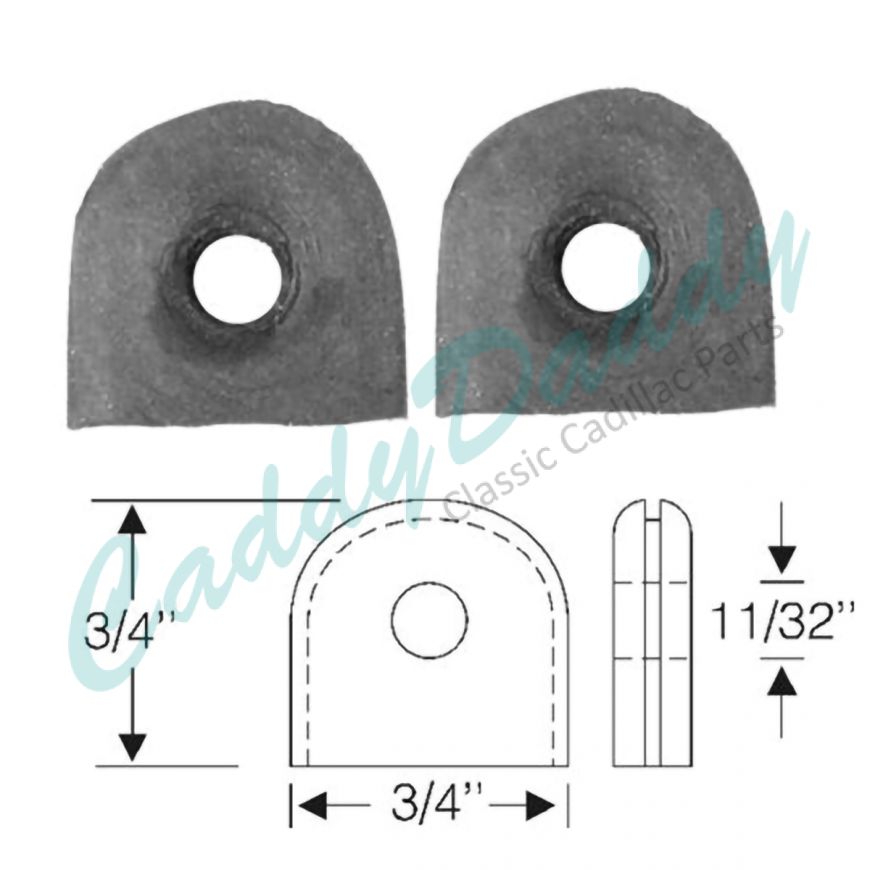 1935 1936 1937 1938 1939 1940 Cadillac (See Details) Rubber Wiring Grommets 1 Pair REPRODUCTION Free Shipping In The USA