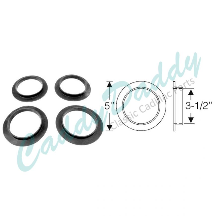 1939 1940 1941 1942 1946 1947 1948 1949 Cadillac (See Details) Coil Spring Insulator Rubber Pad Set (4 Pieces) REPRODUCTION Free Shipping In The USA 