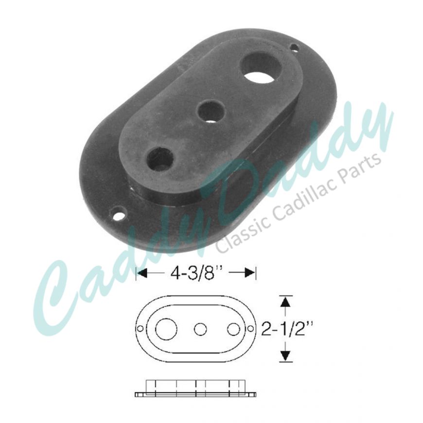 1954 1955 1956 Cadillac Air Conditioner Pipes To Compressor And Condenser Rubber Grommet REPRODUCTION Free Shipping In The USA