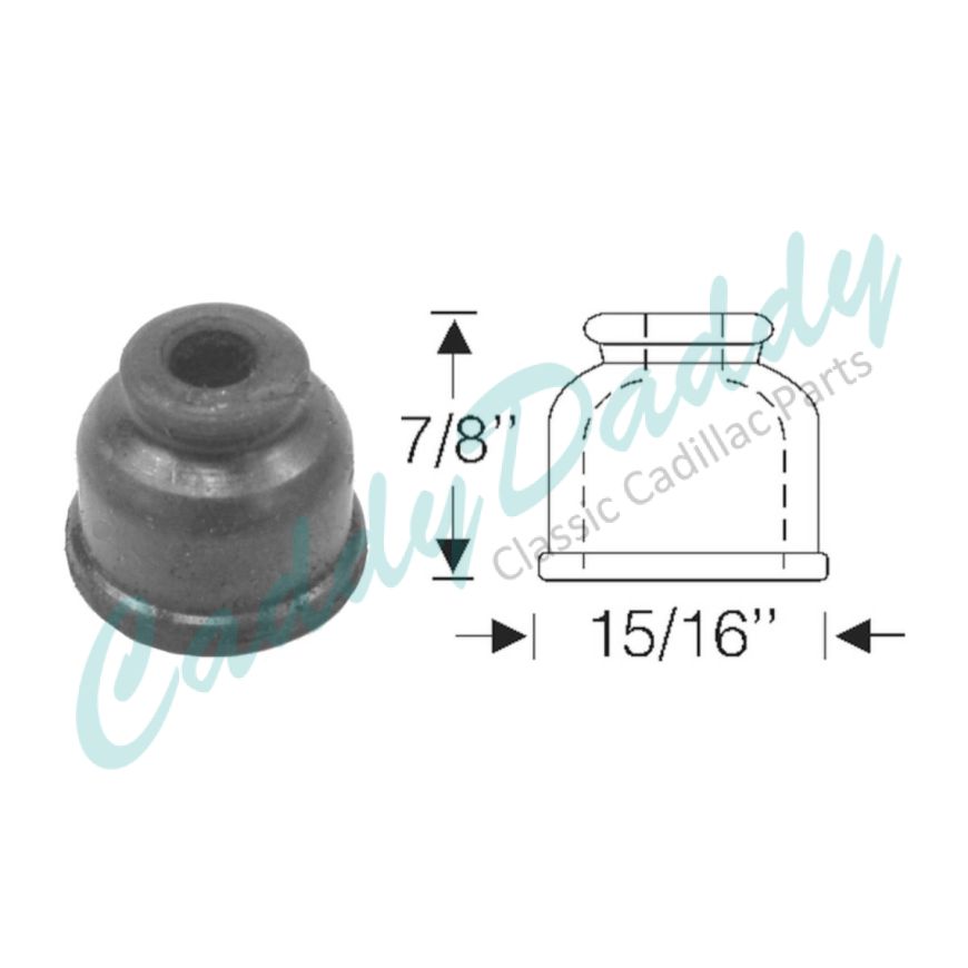 Cadillac Universal Spark Plug Rubber Grommet (For 9 mm Wire) REPRODUCTION