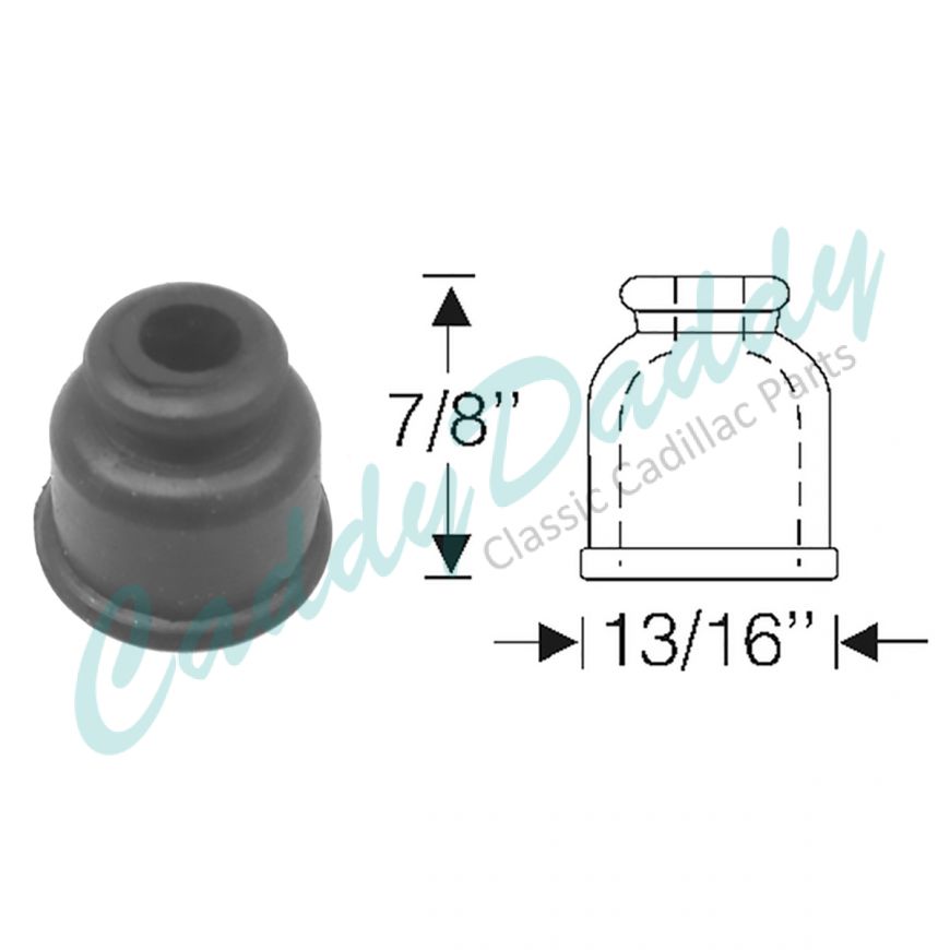 Cadillac Spark Plug Rubber Grommet (For 7 mm Wire) REPRODUCTION