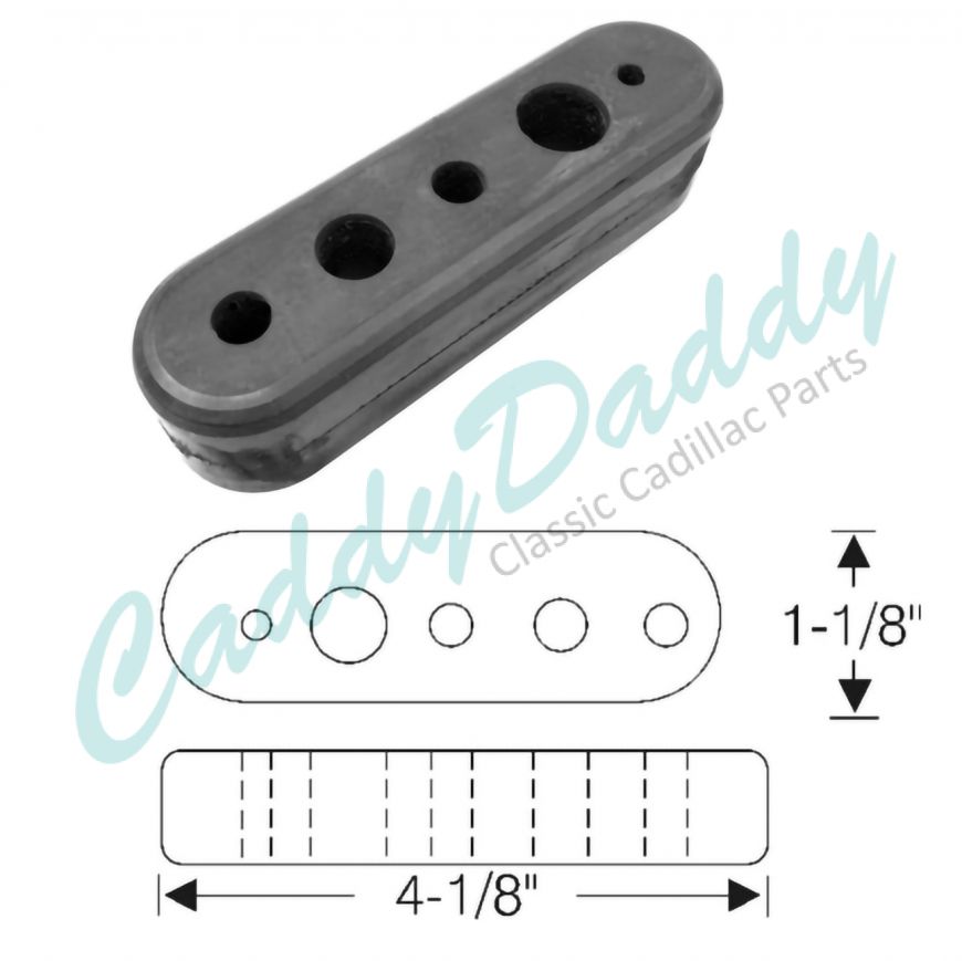 1936 1937 1938 1939 1940 Cadillac Rubber Firewall Grommet REPRODUCTION Free Shipping In The USA