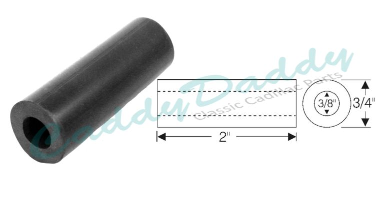 Cadillac Brake Cable Anti-Rub Rubber Cover REPRODUCTION Free Shipping (See Details)