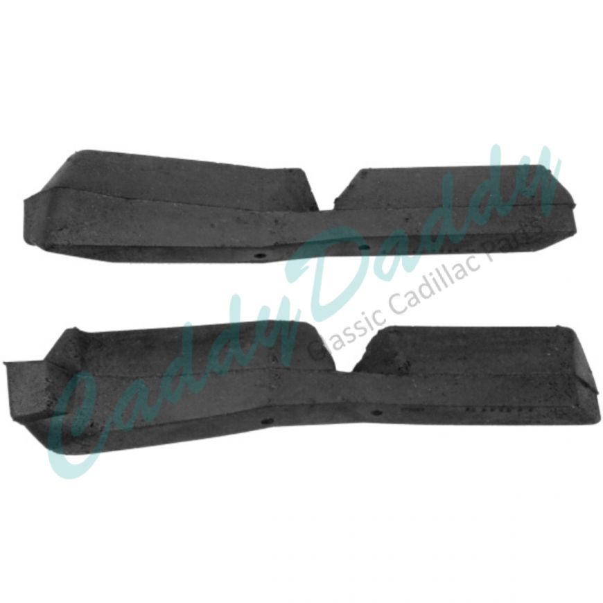 1959 1960 1961 1962 1963 1964 1965 Cadillac (See Details) Hood To Cowl Rubber Side Extensions 1 Pair REPRODUCTION Free Shipping In The USA