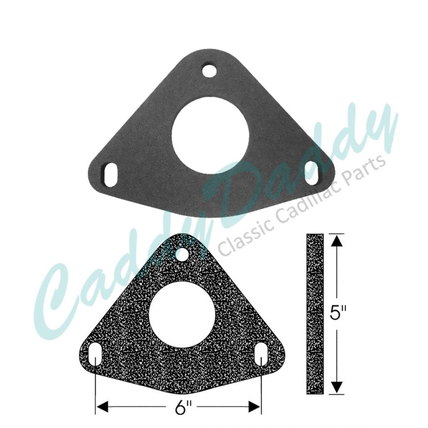 1950 1951 1952 1953 1954 1955 Cadillac (See Details) Lower Steering Column Mounting Frame Rubber Insulator Gasket REPRODUCTION Free Shipping In the USA