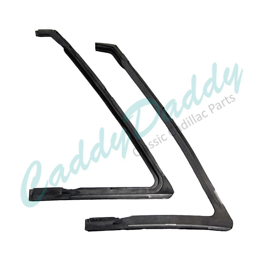 1961 1962 1963 1964 Cadillac Fleetwood Series 60 Special Rear Door Vent Window Rubber Weatherstrips 1 Pair REPRODUCTION Free Shipping In The USA