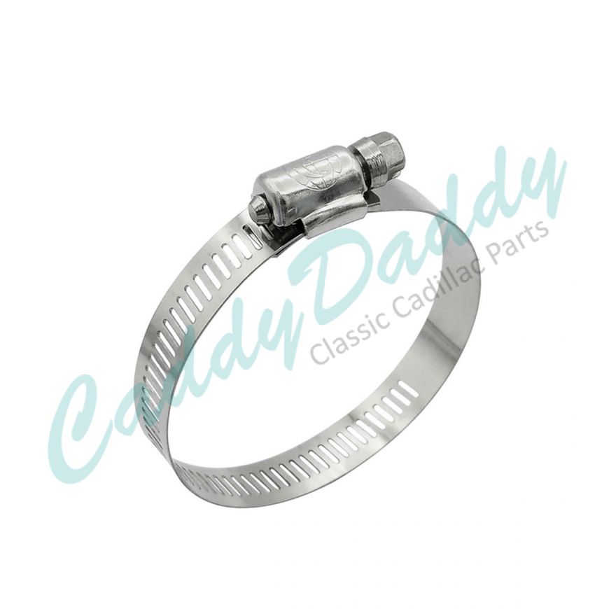 Cadillac Stainless Steel Band Hose Clamp 3-1/2 Inch Diameter REPRODUCTION