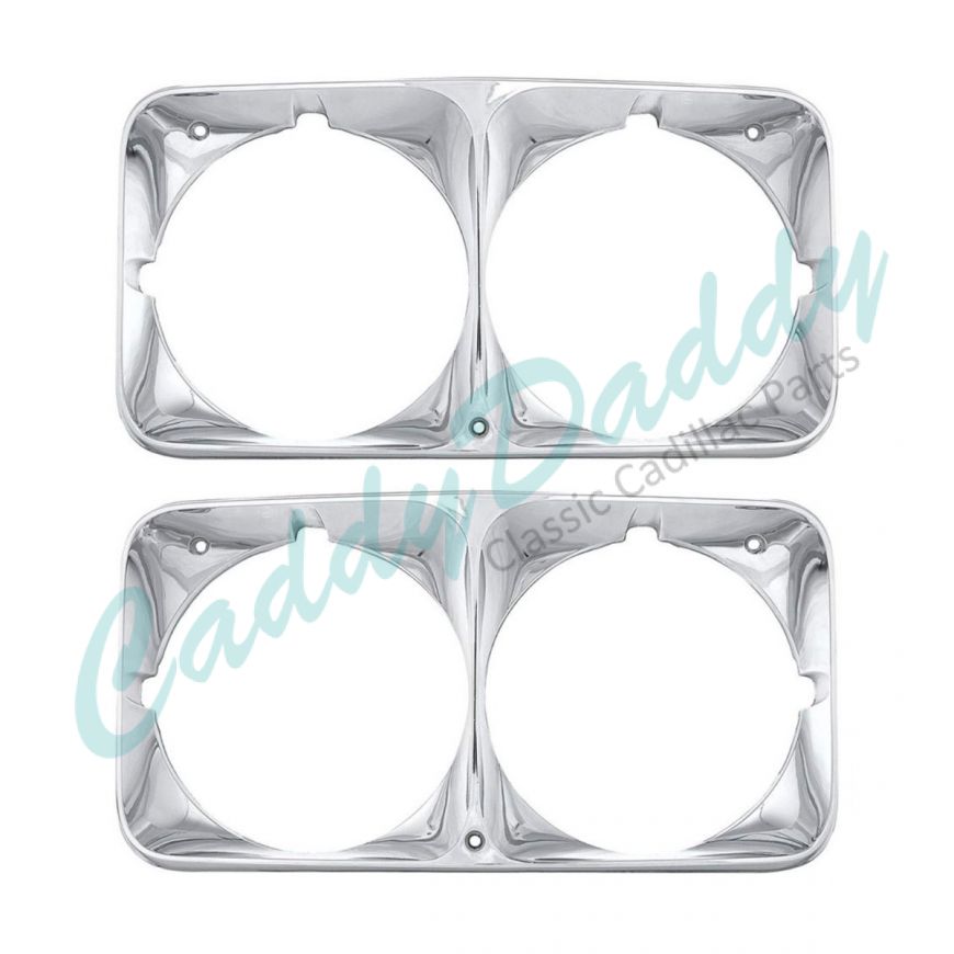 1970 Cadillac (EXCEPT Eldorado) Headlight Bezels 1 Pair REPRODUCTION Free Shipping In The USA