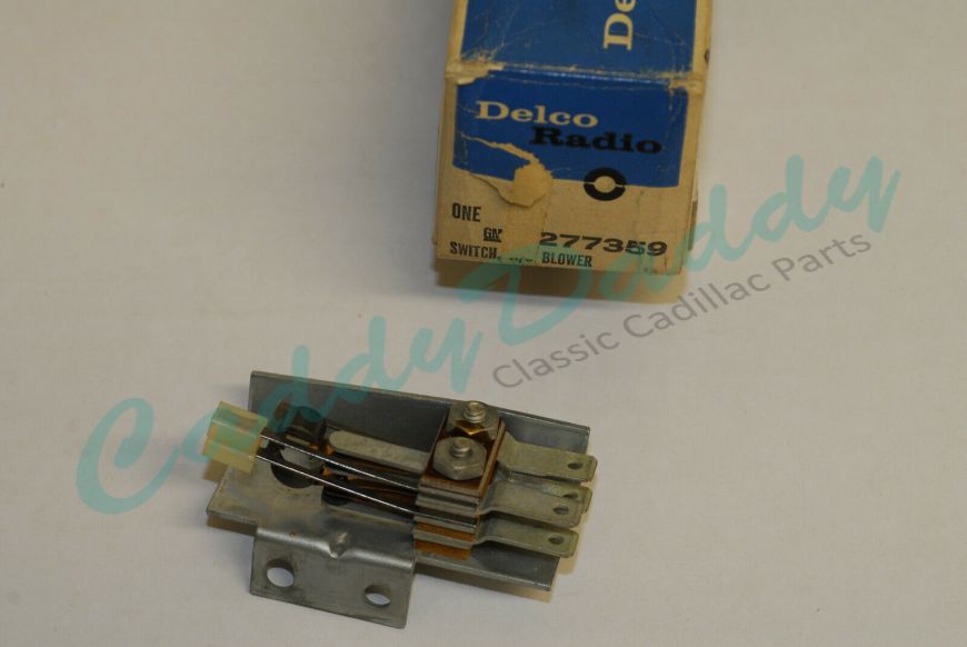 1961 1962 CADILLAC (See Details) NOS A/C BLOWER RESISTOR-ON A/C DASH CONTROL New Old Stock Free Shipping In The USA