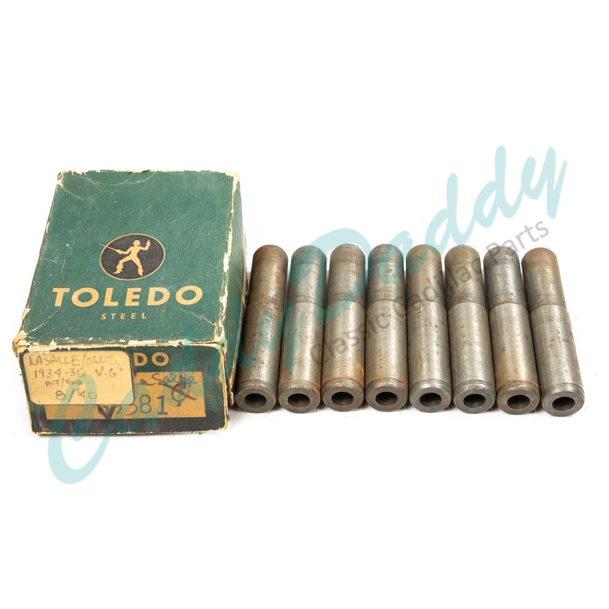 1934 1935 1936 LaSalle Valve Guide Set (8 Pieces) NORS Free Shipping In The USA