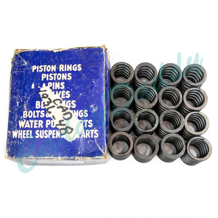 1936 1937 1938 1939 1940 1941 1942 1946 1947 1948 Cadillac (346 and 322 Engines) Valve Springs Set (16 Pieces) NORS Free Shipping In The USA