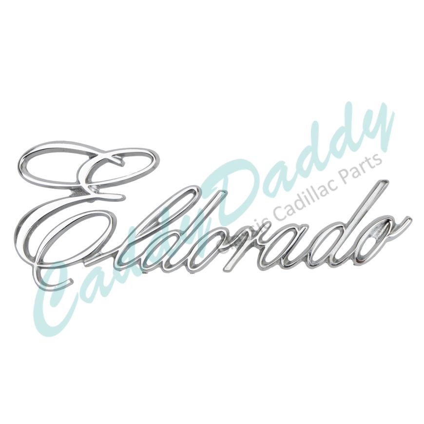 1975 1976 Cadillac Eldorado Rear Quarter Script REPRODUCTION Free Shipping In The USA