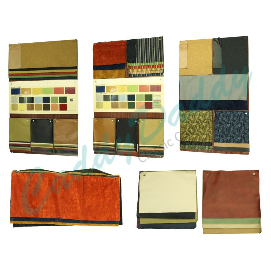1975 Cadillac Dealership Upholstery Showroom Samples USED