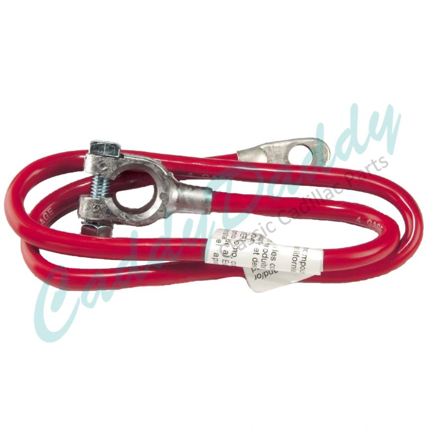 1954 1955 Cadillac Eldorado Positive Battery Cable REPRODUCTION Free Shipping In The USA