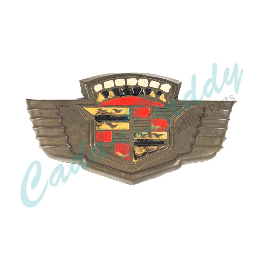 1942 Cadillac Trunk Emblem USED Free Shipping In The USA