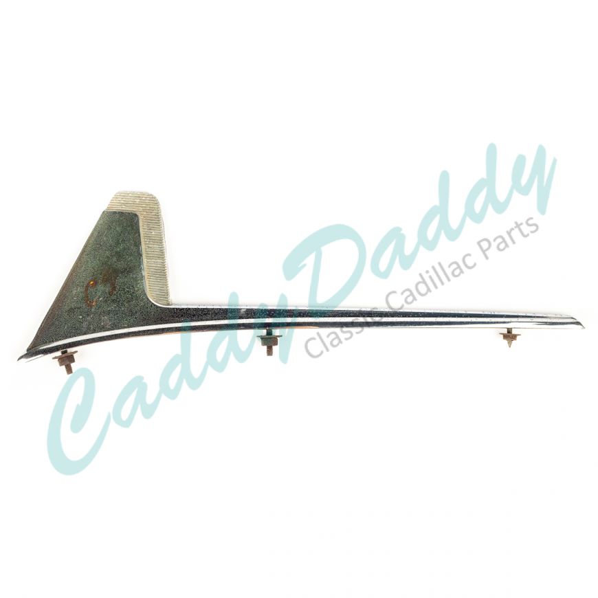 1957 Cadillac (EXCEPT Seville and Biarritz) Left Driver Side Hood Ornament Best Quality USED Free Shipping In The USA