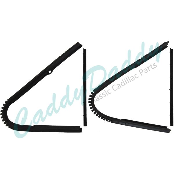 1937 1938 Cadillac (See Details) Front Vent Window Rubber Weatherstrip Kit (4 Pieces) REPRODUCTION Free Shipping In The USA 