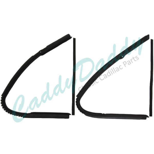 1936 1937 Cadillac (See Details) Front Vent Window Rubber Kit (4 Pieces) REPRODUCTION Free Shipping In The USA