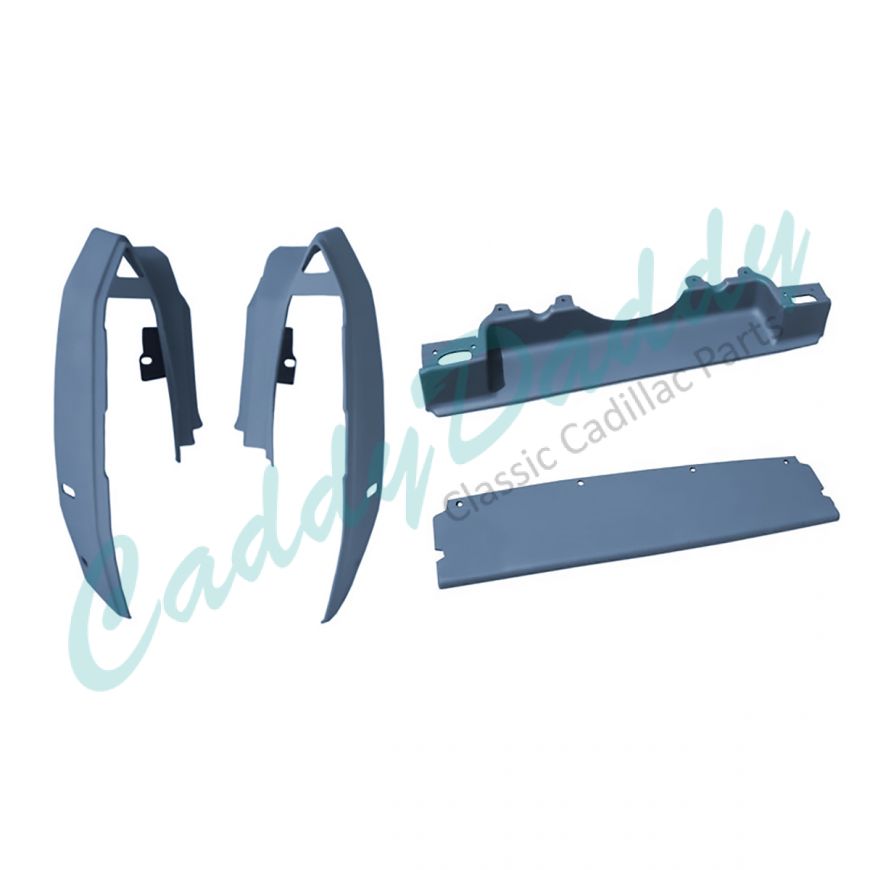 1990 1991 1992 Cadillac Deville And Fleetwood Rear Body Filler Kit (4 Pieces) REPRODUCTION Free Shipping In The USA