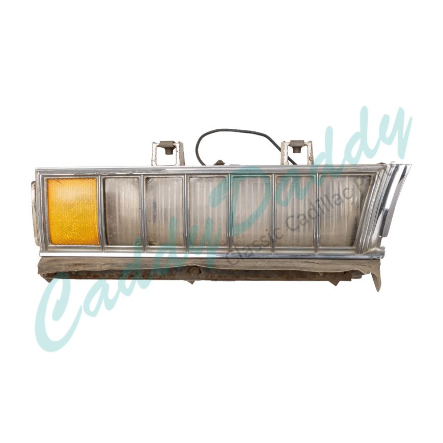 1971 1972 Cadillac (EXCEPT Eldorado) Left Driver Side Cornering Lamp Assembly USED Free Shipping In The USA