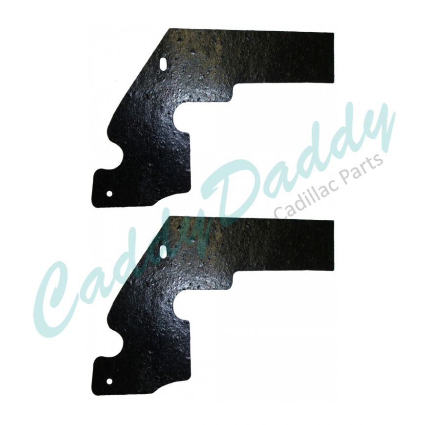 1992 1993 1994 1995 1996 1997 1998 1999 2000 2001 2002 2003 Cadillac (See Details) Front Inner Fender Rubber Fillers 1 Pair REPRODUCTION Free Shipping In The USA