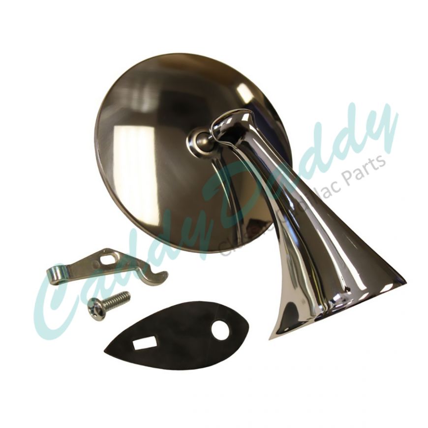 1950 1951 1952 1953 Cadillac Left Driver Side Exterior Mirror REPRODUCTION Free Shipping In The USA 