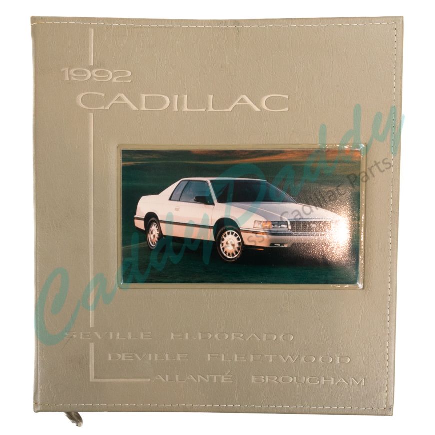 1992 Cadillac Media Information Book USED Free Shipping In The USA