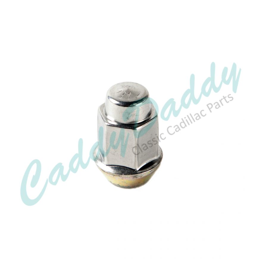 1985 Cadillac Deville and Fleetwood Right Hand Threaded Chrome Wheel Lug Nut REPRODUCTION