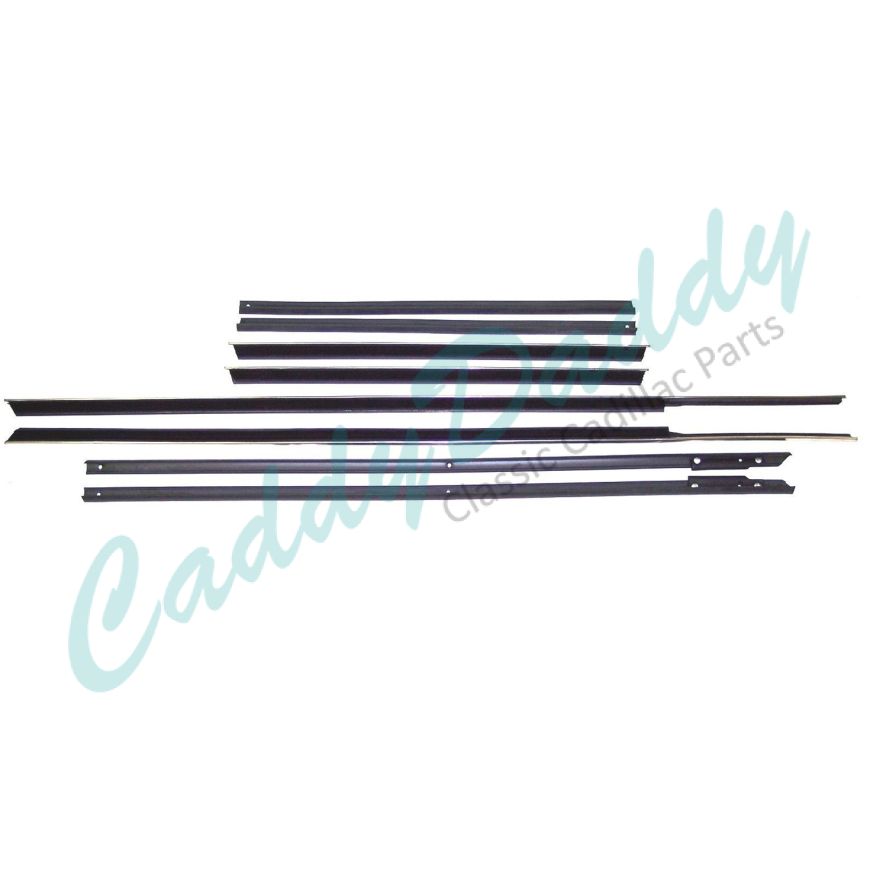 1963 1964 Cadillac Convertible Window Sweeps Set (8 Pieces) REPRODUCTION Free Shipping In The USA