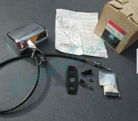 1977 1978 1979 1980 Cadillac (See Models In Details) Outside Mirror Left (Drivers) Side With Remote NOS Free Shipping In The USA 