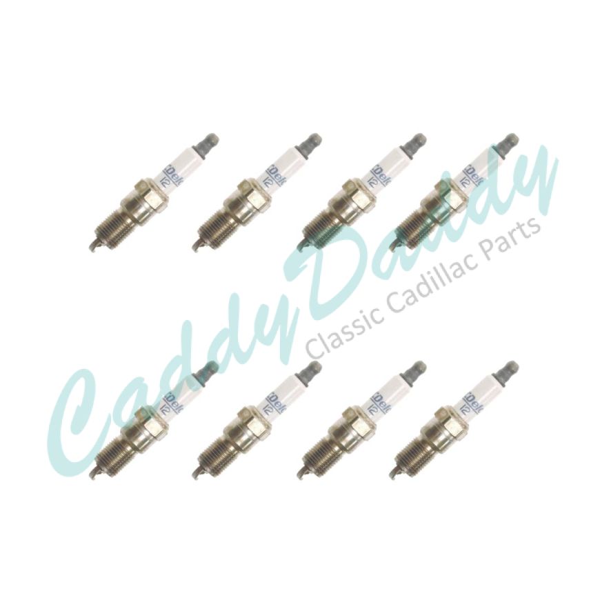 1984 1985 1986 1987 1988 1989 1990 Cadillac (See Details) Rapidfire Spark Plugs A/C Delco Set (8 Pieces) REPRODUCTION Free Shipping In The USA