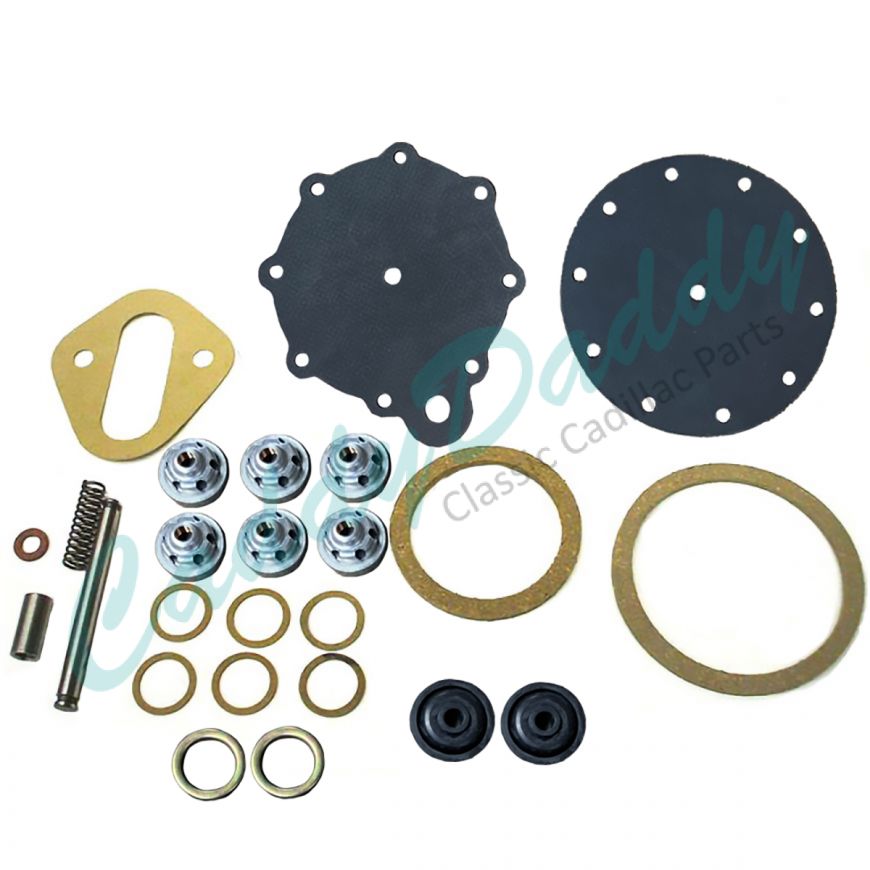 1949 Cadillac AC Type 9143 Fuel And Vacuum Pump Rebuild Kit REPRODUCTION Free Shipping In The USA